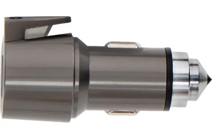 Smith & Wesson S&w Vehicle Escape Tool 2.5" Aluminum W/built In Usb Chrgrs 1117239